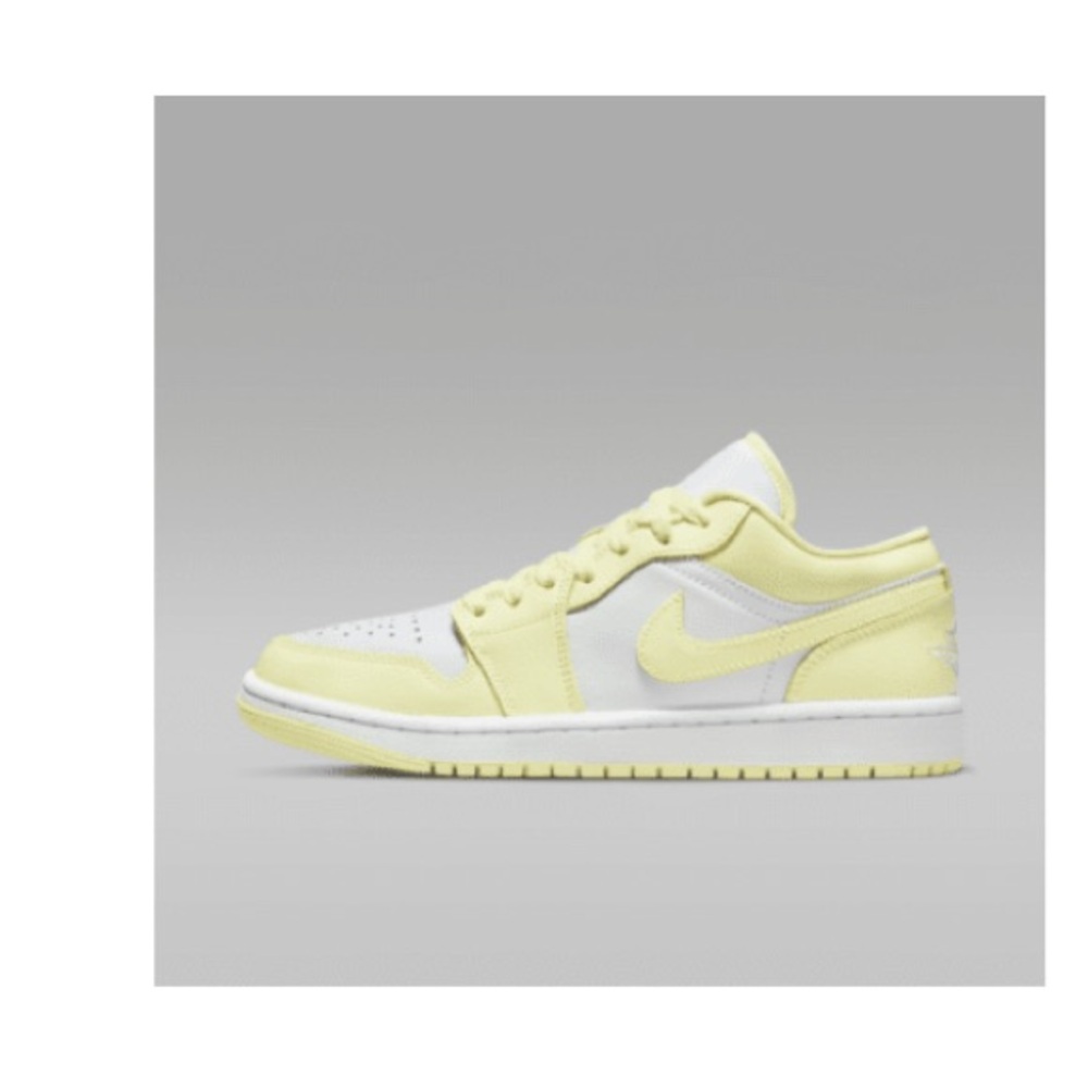 Air Jordan Low Pure Platinum/Citron Tint